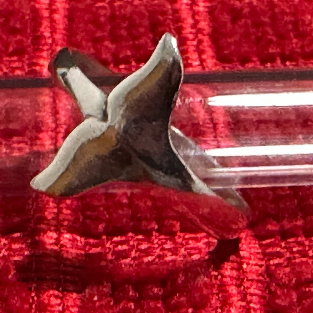 Sterling Silver Whale Tail Ring